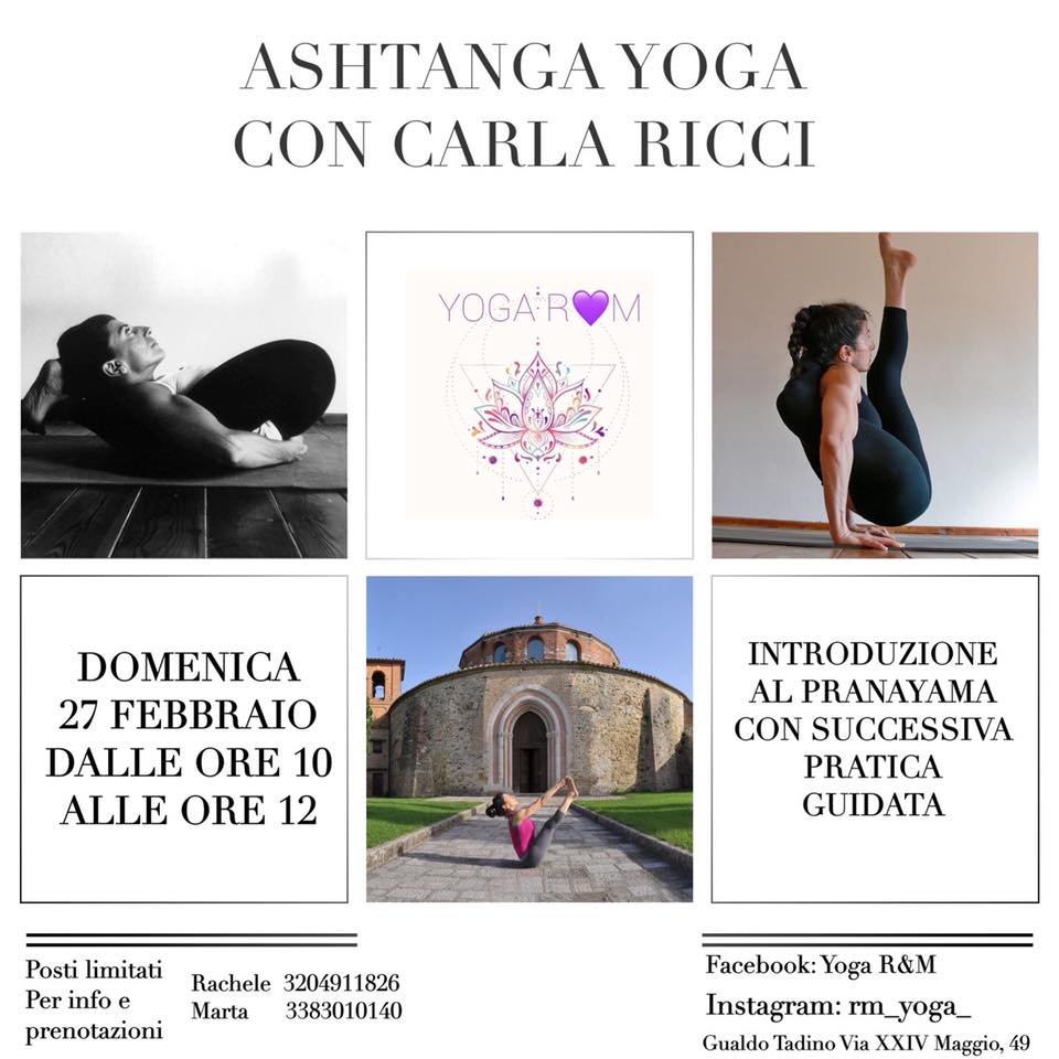WORKSHOPS di ASHTANGA YOGA a GUALDO TADINO