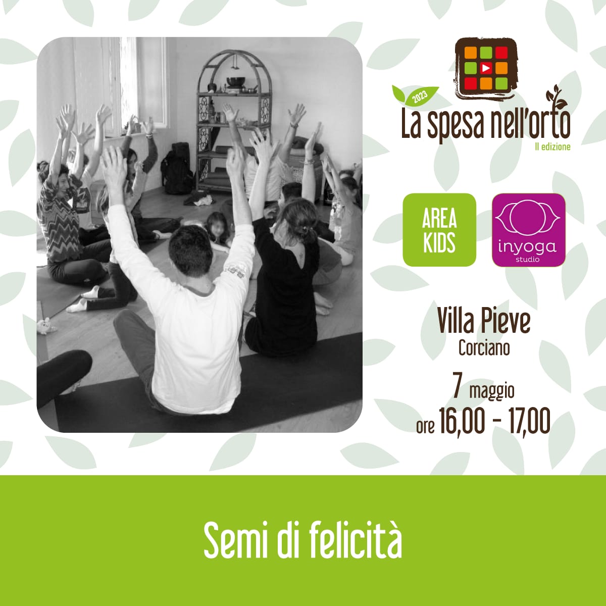 SEMI DI FELICITA' - YOGA PER BIMBI E GENITORI